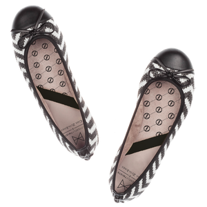 Folding top flat shoes