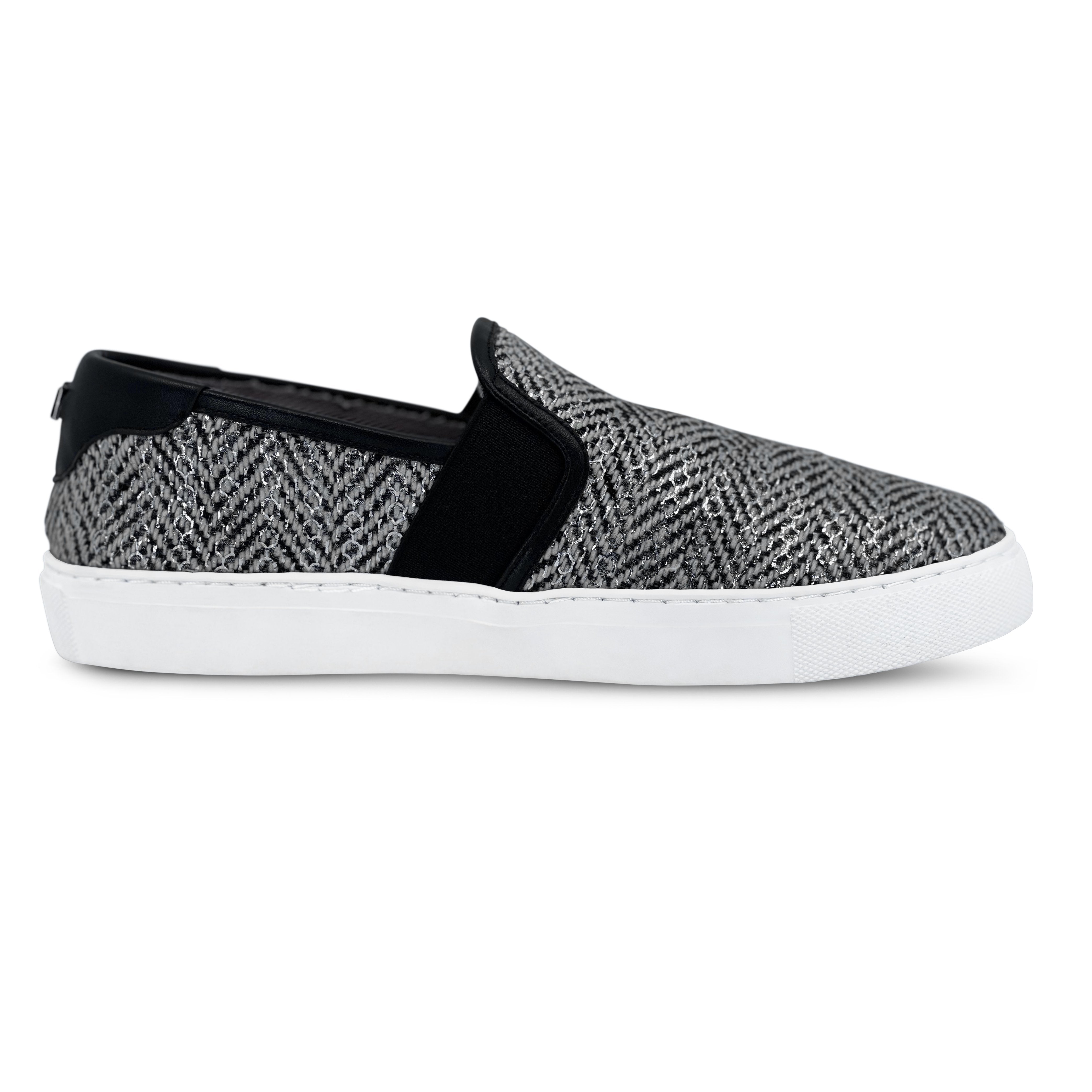 Vince snakeskin discount slip on sneakers